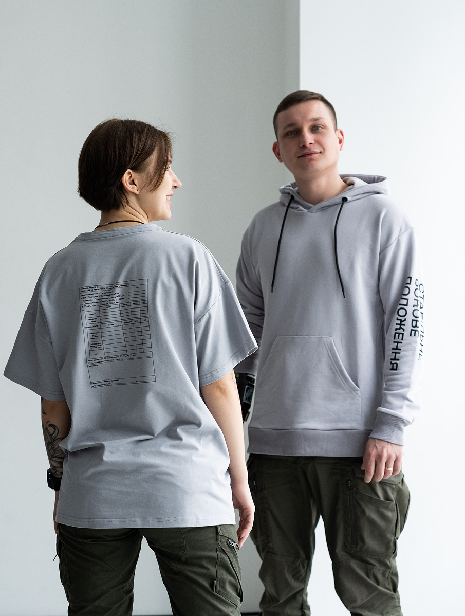 Сіре худі "Hospitallers brand"
